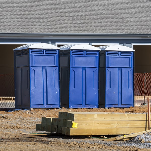 what is the expected delivery and pickup timeframe for the porta potties in Pike Road